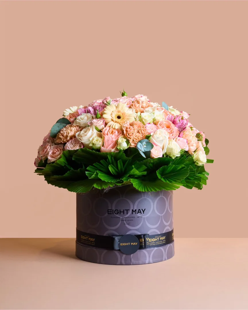 PASTEL HARMONY FLOWER BOX